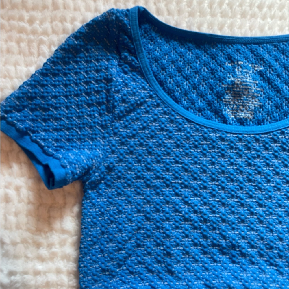 Intimately Free People | Seamless Micro Crop in Super Sonic Sky | Crop Top | NWT - Picture 4 of 13